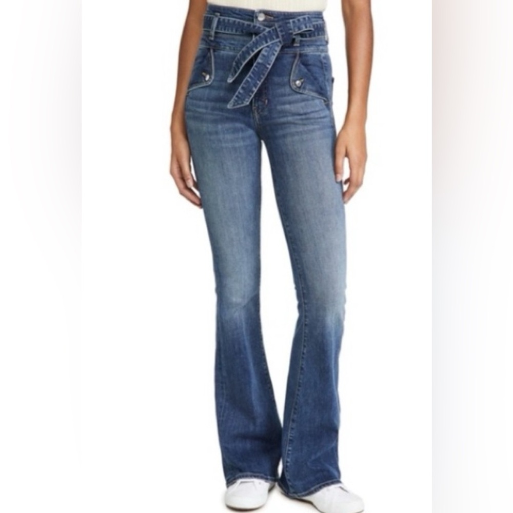 Veronica Beard Giselle Flare Extra High Rise Jeans